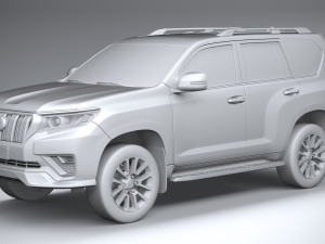 Toyota Land Crusier Prado 2021 3D-Modell
