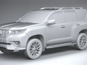 토요타 랜드 크루저 프라도 2021 3D 모델