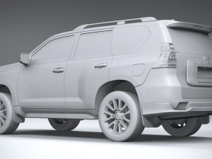 토요타 랜드 크루저 프라도 2021 3D 모델