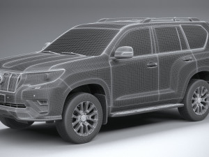 Toyota Land Crusier Prado 2021 3D-Modell