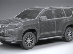 토요타 랜드 크루저 프라도 2021 3D 모델