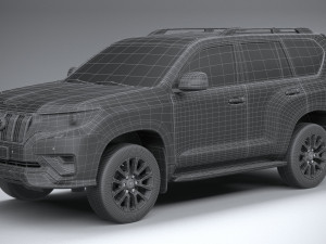 Toyota Land Crusier Prado 2021 3D-Modell