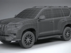 토요타 랜드 크루저 프라도 2021 3D 모델