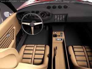 Ferrari Daytona 1968-1973 spider 3D 模型