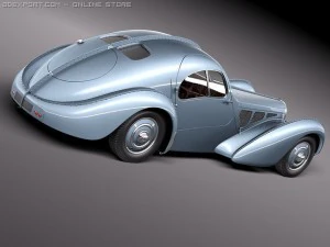 Bugatti Type 57 Atlantic 3D Model