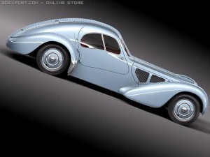 Bugatti Type 57 Atlantic 3D Model