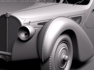 Bugatti Type 57 Atlantic Model 3D