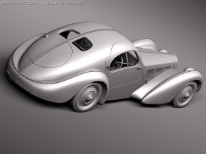 Bugatti Type 57 Atlantic Model 3D