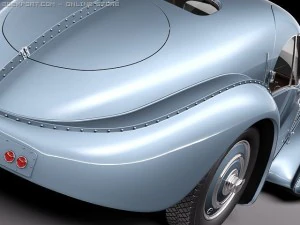 Bugatti Type 57 Atlantic 3D Model
