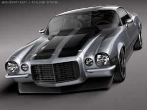 Chevrolet Camaro 1970 Pro Touring 3D Model