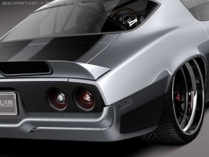 Chevrolet Camaro 1970 Pro Touring 3D Model
