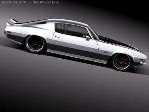 Chevrolet Camaro 1970 Pro Touring 3D Model