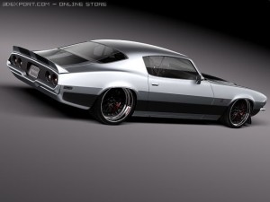 Chevrolet Camaro 1970 Pro Touring 3D Model