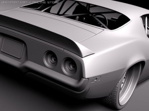 Chevrolet Camaro 1970 Pro Touring 3D Model