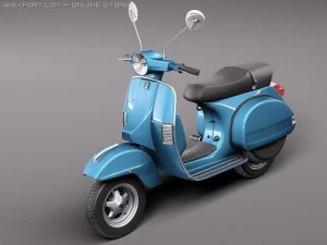 Vespa PX 150 2011 3D Model