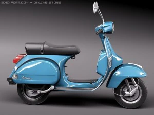 Vespa PX 150 2011 3D Model