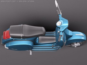Vespa PX 150 2011 3D Модель
