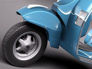 Vespa PX 150 2011 3D Модель
