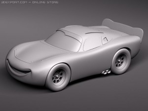 Lightning Mcqueen Zigzag Model 3D