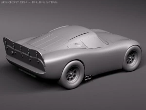 Lightning Mcqueen Zigzag 3D Model