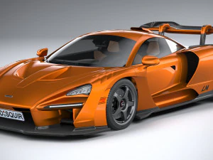 Mclaren Senna LM 2021 3D Model