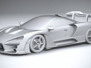 Mclaren Senna LM 2021 3D Model