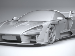 Mclaren Senna LM 2021 3D Model