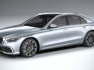 Mercedes-Benz S-class 2021 3D Model