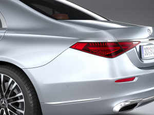 Mercedes-Benz S-class 2021 3Dモデル