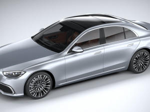 Mercedes-Benz S-class 2021 3Dモデル