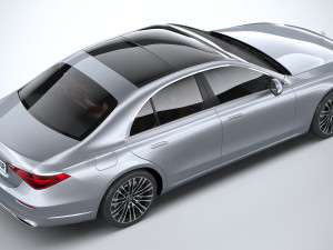 Mercedes-Benz S-class 2021 3Dモデル