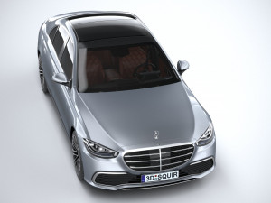 Mercedes-Benz S-class 2021 3Dモデル