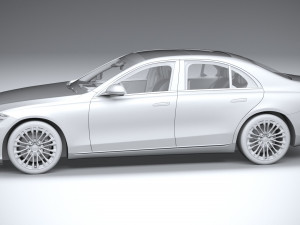 Mercedes-Benz S-class 2021 3Dモデル