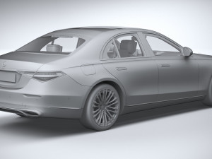 Mercedes-Benz S-class 2021 3Dモデル