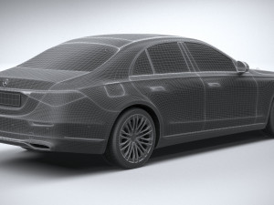 Mercedes-Benz S-class 2021 3Dモデル