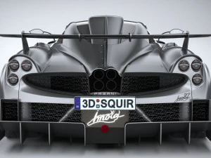 Pagani Imola 2021 3D Model
