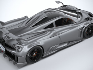 Pagani Imola 2021 Model 3D