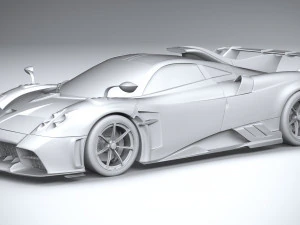 Pagani Imola 2021 3D Model