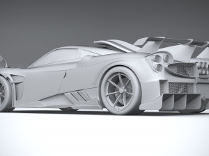 Pagani Imola 2021 Model 3D