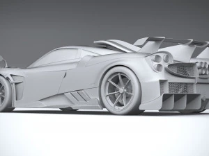 Pagani Imola 2021 3D Model