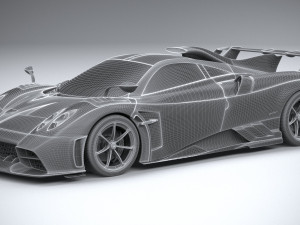 Pagani Imola 2021 Model 3D