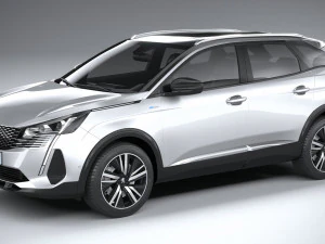 Peugeot 3008 2021 3D Model