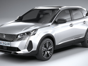Peugeot 3008 2021 3D 모델