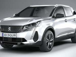 Peugeot 3008 2021 3D 모델