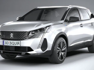 Peugeot 3008 2021 3D Model