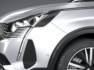 Peugeot 3008 2021 3D 모델