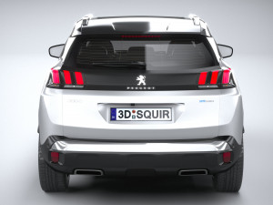 Peugeot 3008 2021 3D 모델