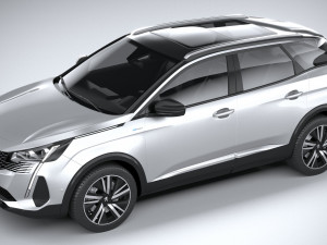 Peugeot 3008 2021 3D 모델