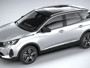 Peugeot 3008 2021 3D Model
