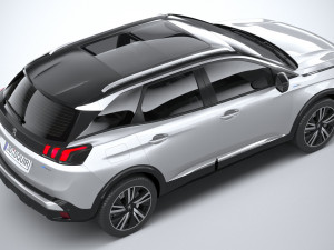 Peugeot 3008 2021 3D 모델